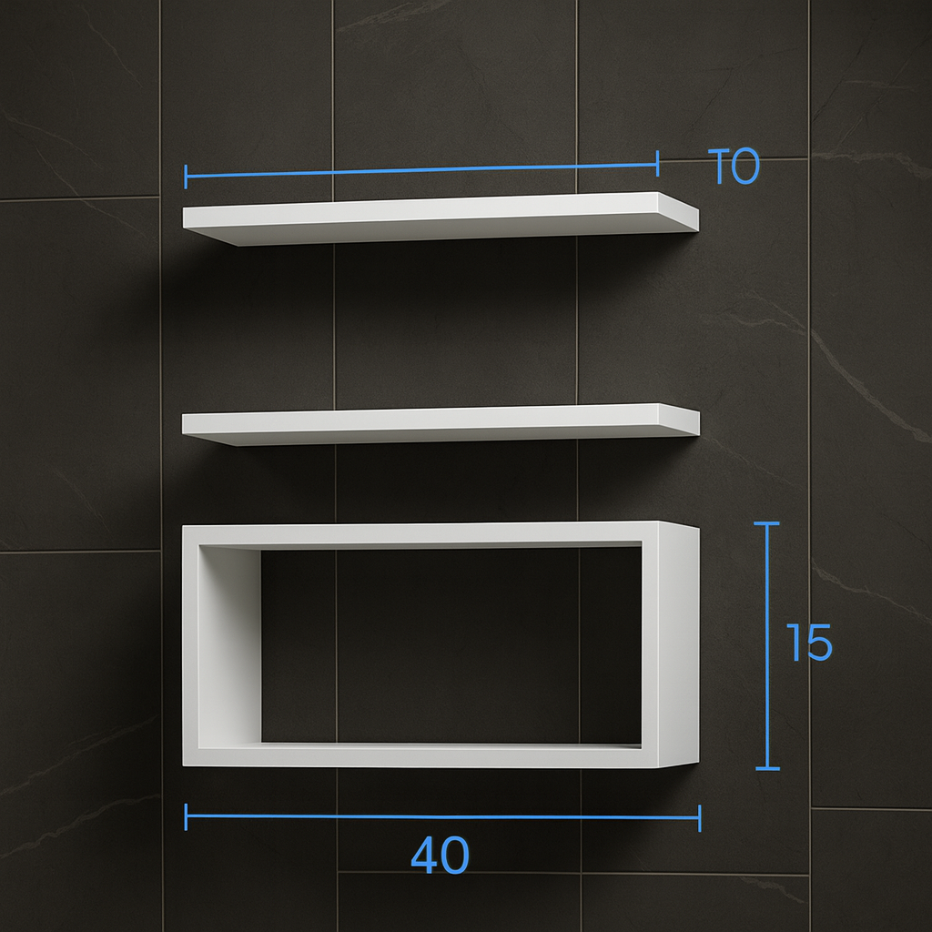 Étagère murale blanche « Velloro »
